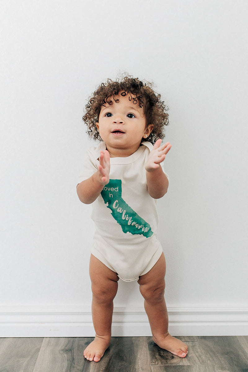 Loved in California Organic Baby Onesie®