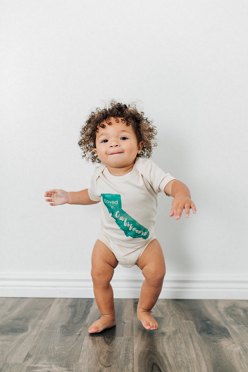 Loved in California Organic Baby Onesie®