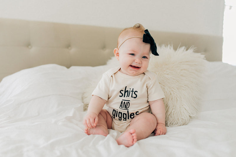 Shits & Giggles Organic Baby Onesie® – Urban Baby Co.