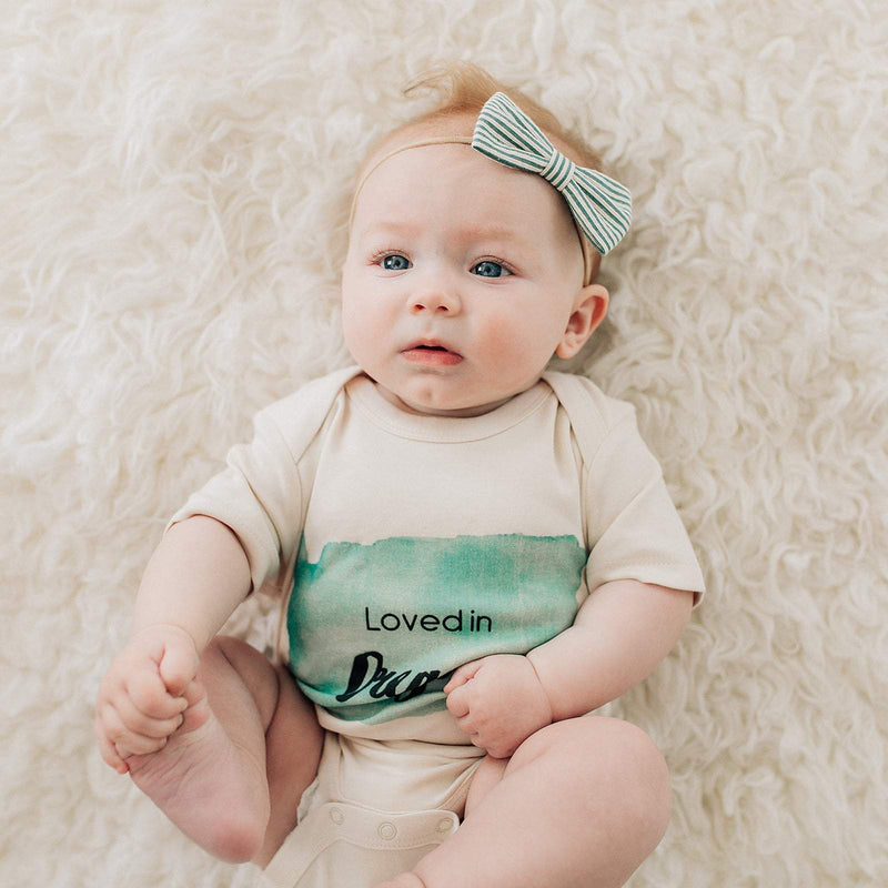 Loved in Oregon Organic Baby Bodysuit