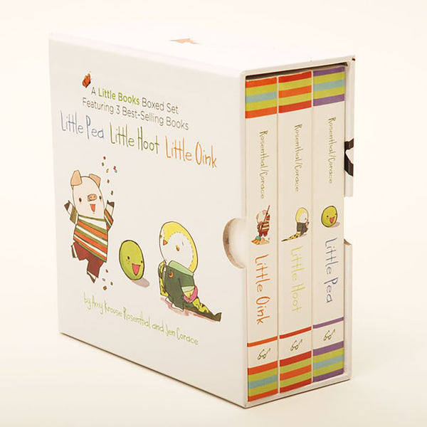 A Little Books Boxed Set Featuring Little Pea, Little Hoot, and Little Oink