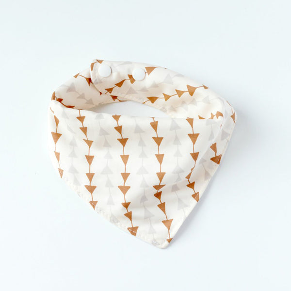 Trail Walk Chevron Triangle Muslin Bandana Bib