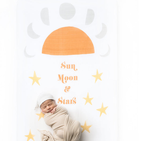 Coveted things rainbow crib sheet 2025