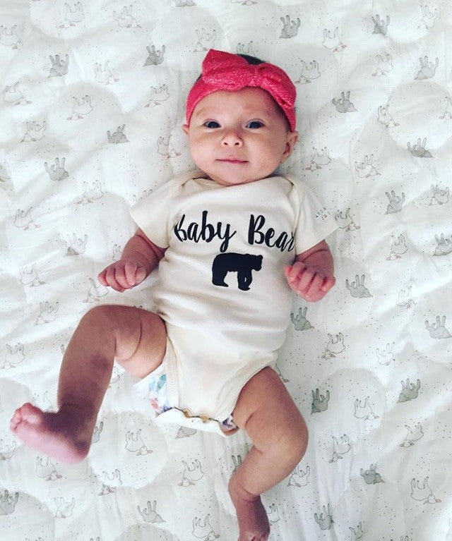 Baby Bear Organic Baby Onesie® - Urban Baby Co.