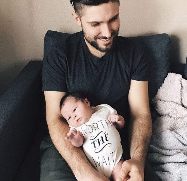 Worth The Wait Organic Baby Onesie®