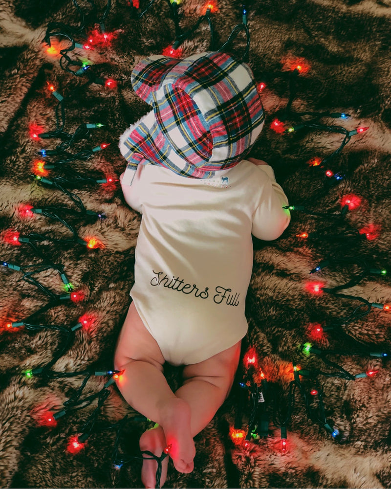 Merry Christmas Shitters Full Organic Baby Onesie Bodysuit