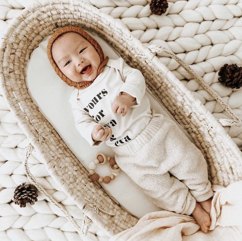 Yours For Eva & Eva Organic Baby Onesie