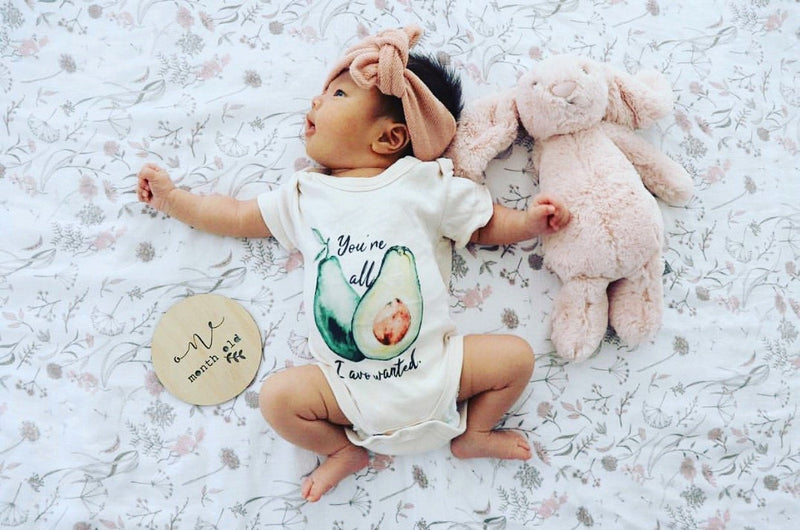 You're All I Avo Wanted Avocado Organic Baby Onesie