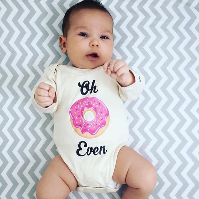 Oh Don't Even Donut Organic Baby Onesie