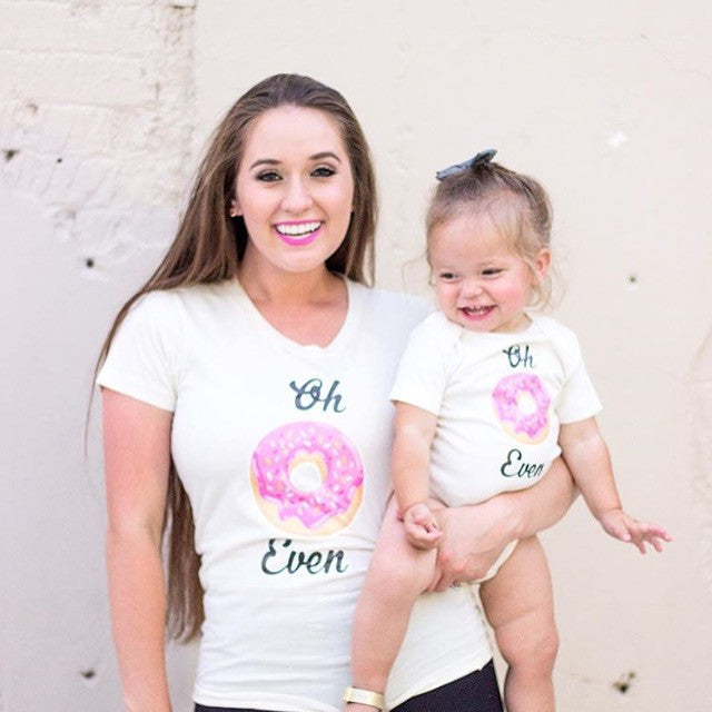 Oh Donut Even, Oh Don't Even, Mama & Baby Matching Set