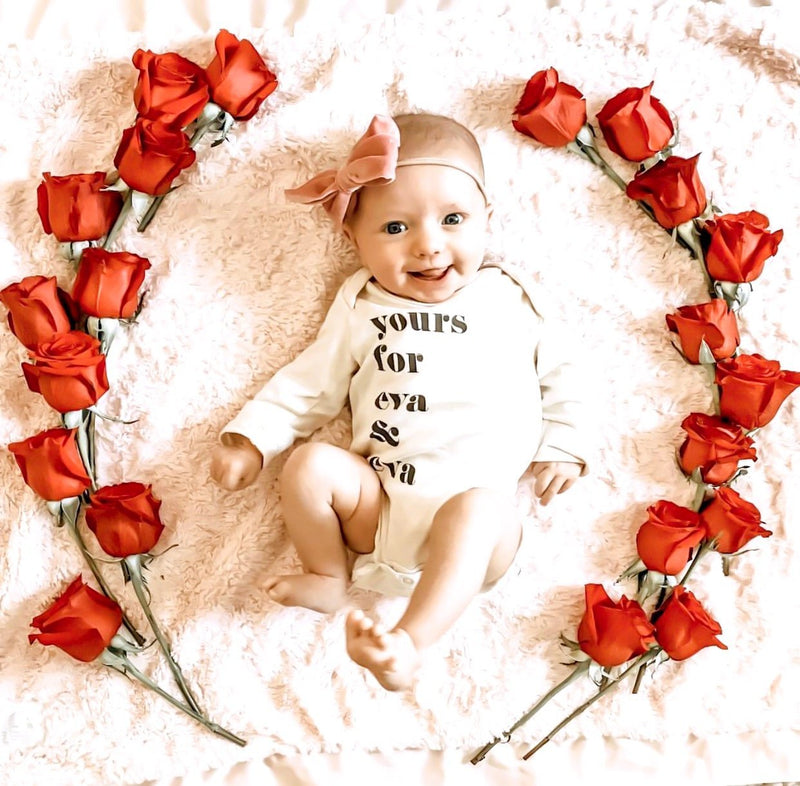 Yours For Eva & Eva Organic Baby Onesie