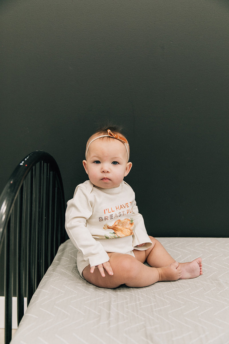 I'll Have The Breast Please Thanksgiving Turkey Organic Baby Onesie®