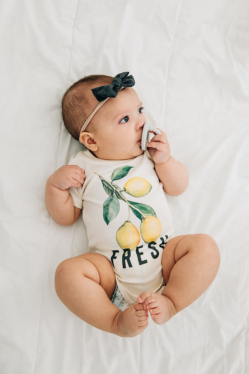 Lemon Fresh Organic Baby Onesie