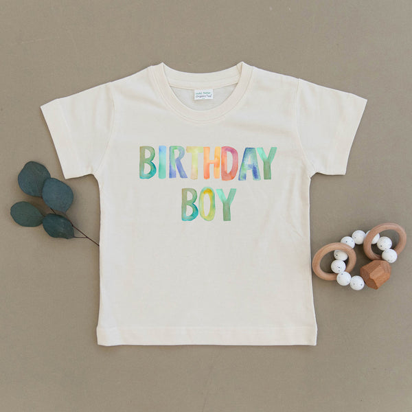 Birthday Boy Organic Toddler Tee