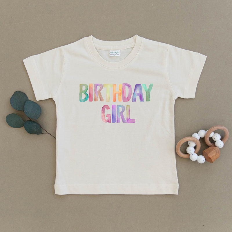 Birthday Girl Organic Toddler Tee