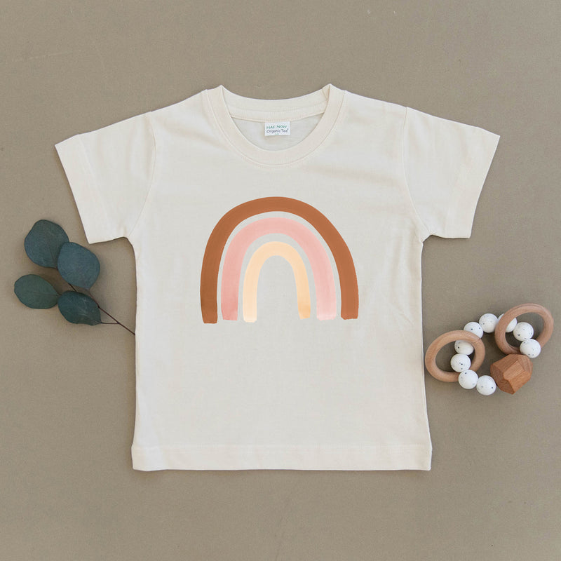 Blush Rainbow Organic Toddler Tee