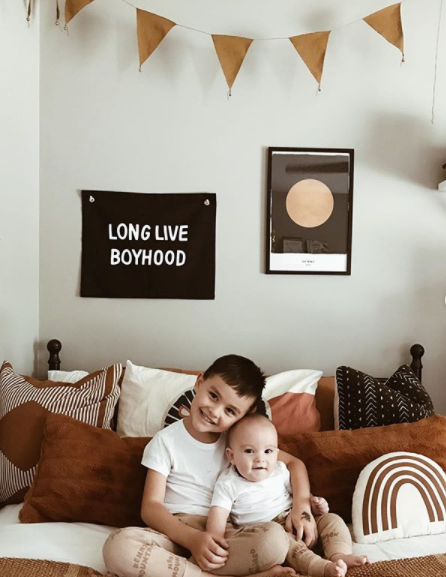 Long Live Boyhood Banner - Black