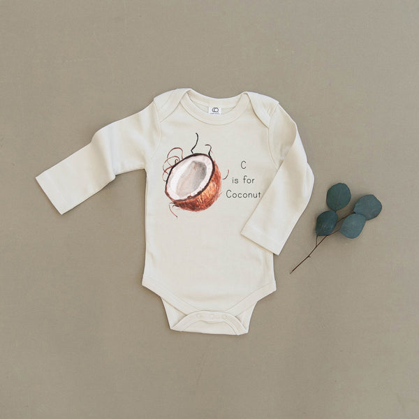 C is for Coconut Organic Baby Onesie®