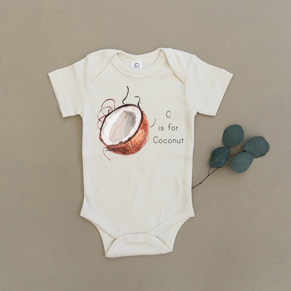 C is for Coconut Organic Baby Onesie®