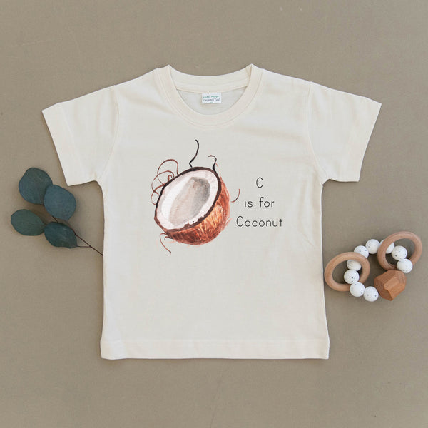 C is for Coconut Organic Toddler Tee