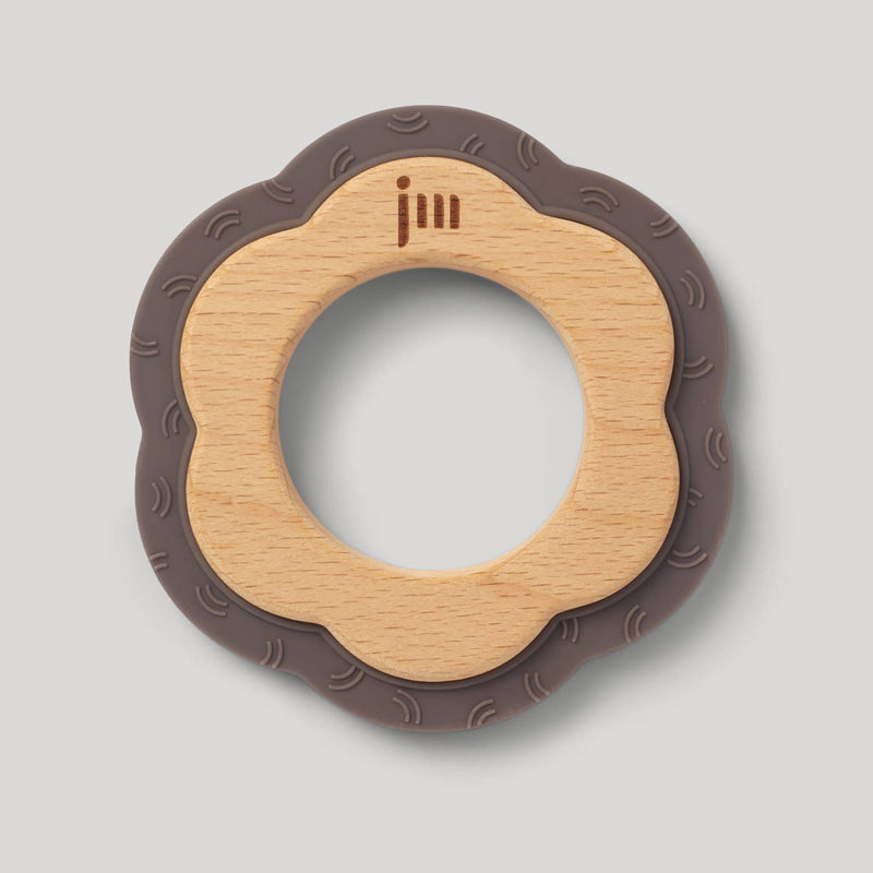 Pewter Wood + Silicone Teether