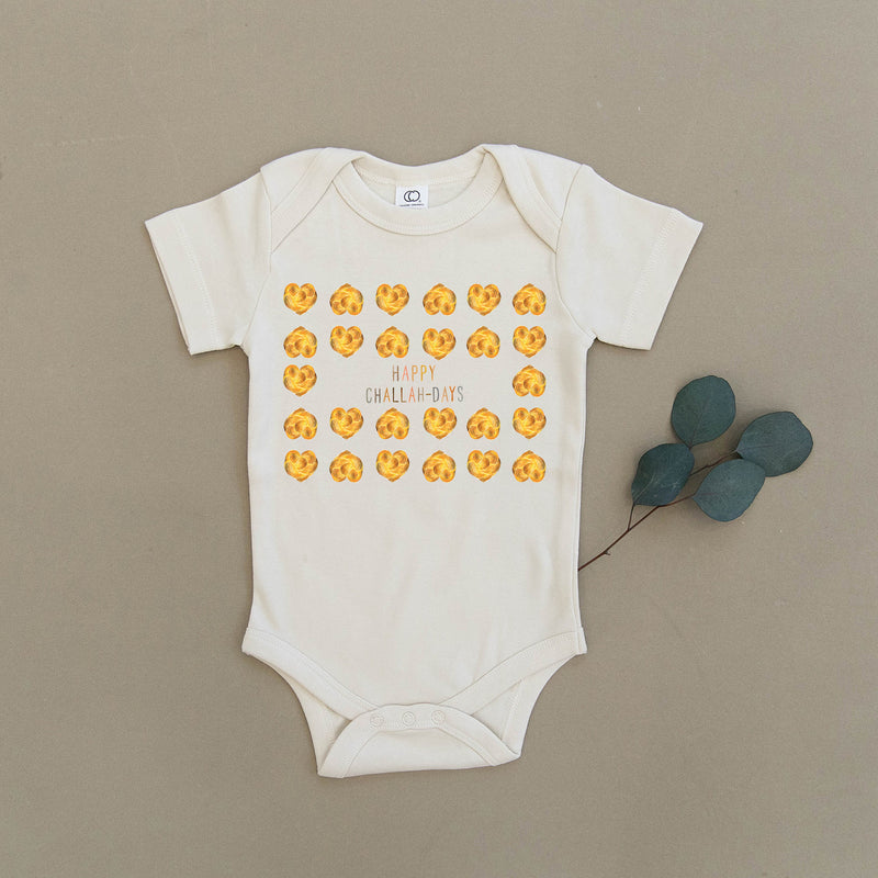 Happy Challah-Days Organic Baby Onesie®