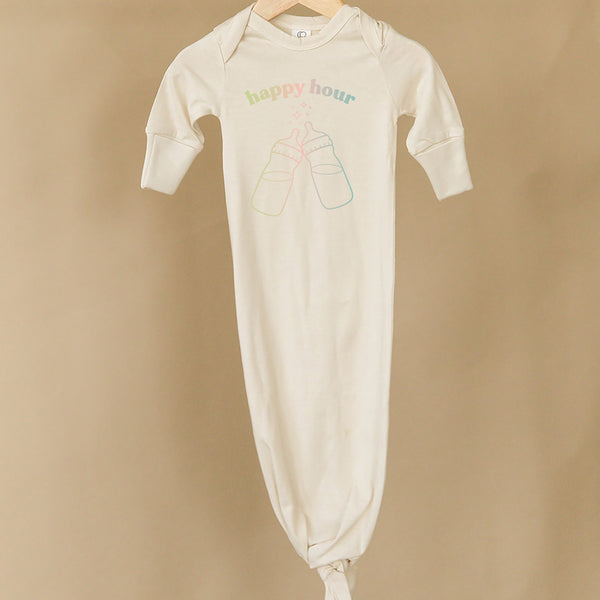 Happy Hour Organic Infant Gown