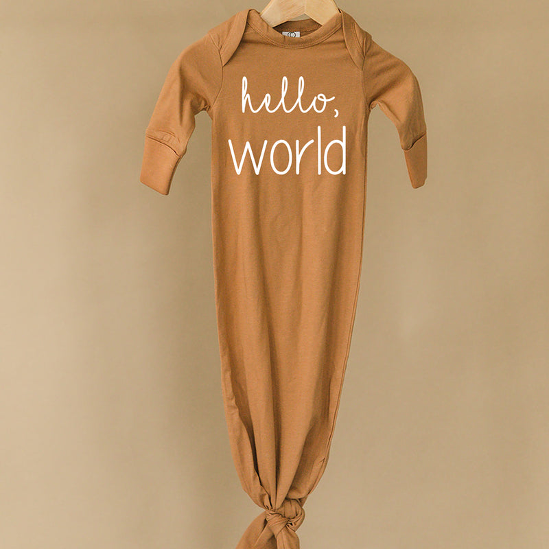Hello World Organic Infant Gown