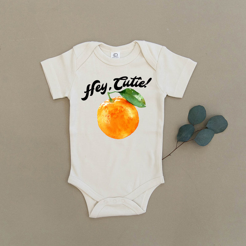 Hey Cutie Orange Organic Baby Onesie®