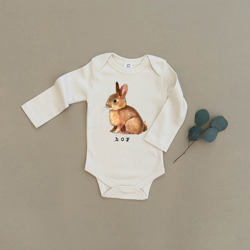Hop Bunny Rabbit Organic Baby Onesie®