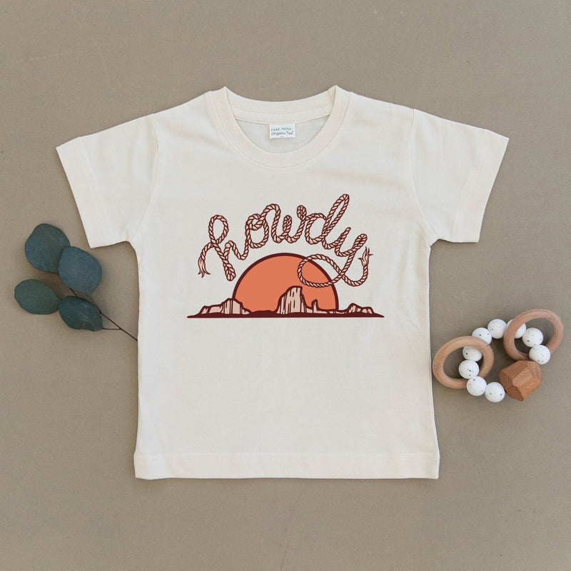 Howdy Western Organic Toddler Tee