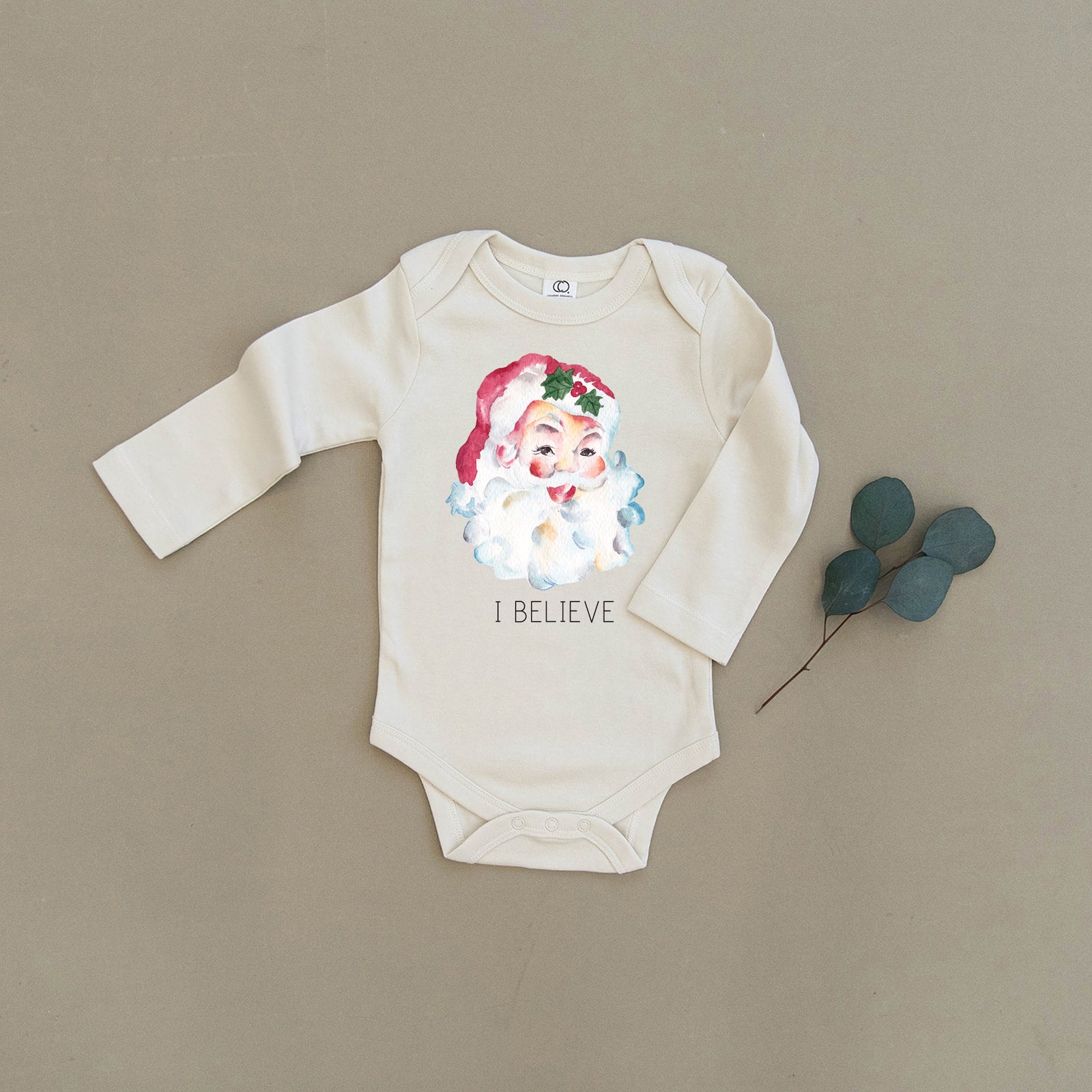 I Believe, Santa Claus Organic Baby Onesie® – Urban Baby