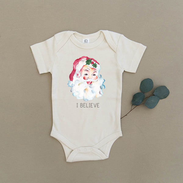 I Believe, Santa Claus Organic Baby Onesie®