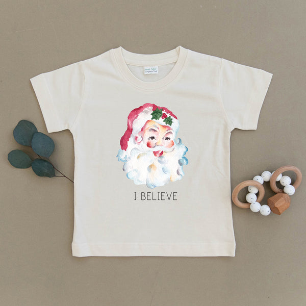 I Believe, Santa Claus Organic Toddler Tee