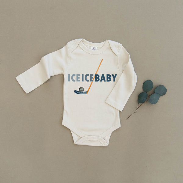 Ice Ice Baby Hockey Organic Baby Onesie®