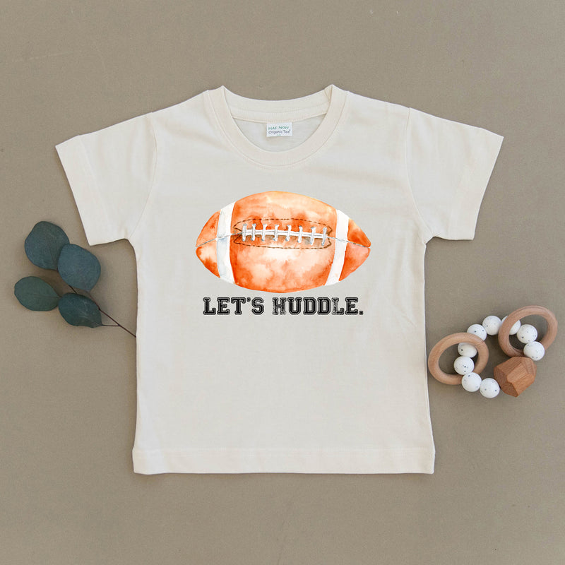 Let's Huddle Football Organic Toddler Tee