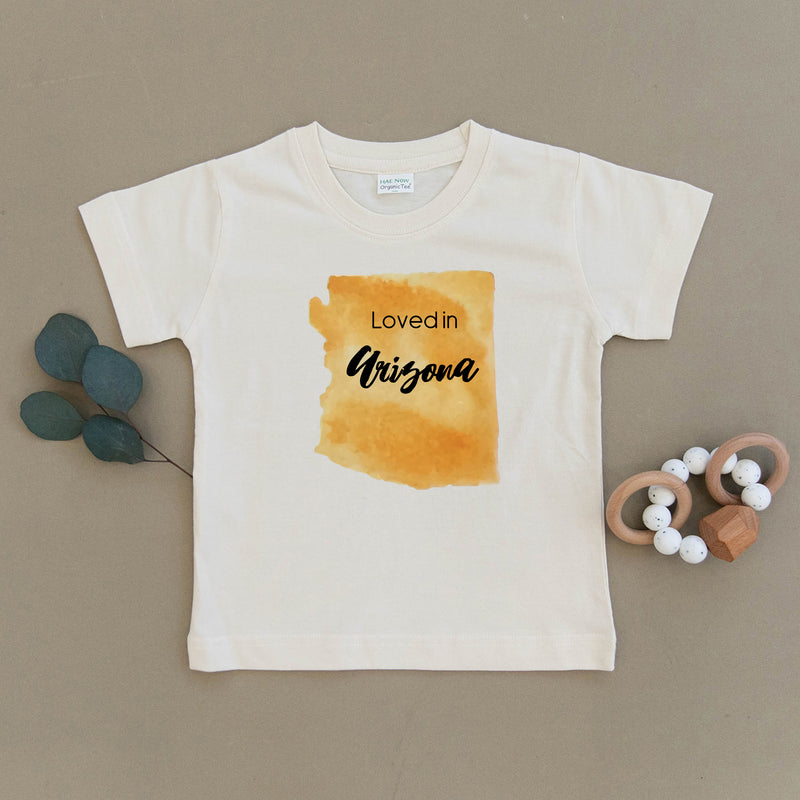 Loved in Arizona Organic Toddler Tee