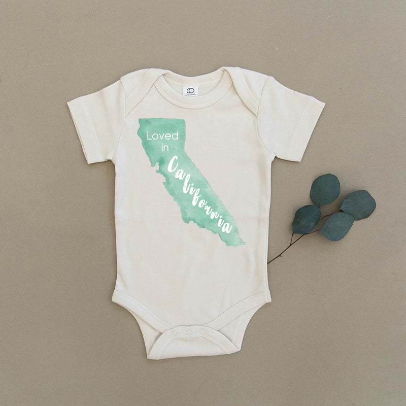 Loved in California Organic Baby Onesie®