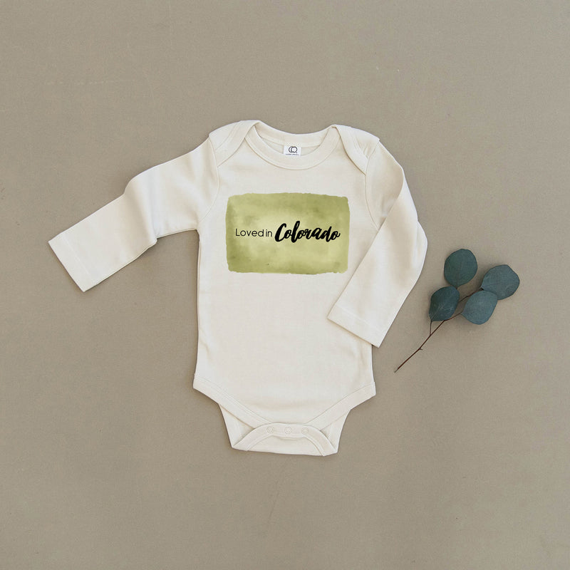 Loved in Colorado Organic Baby Onesie®