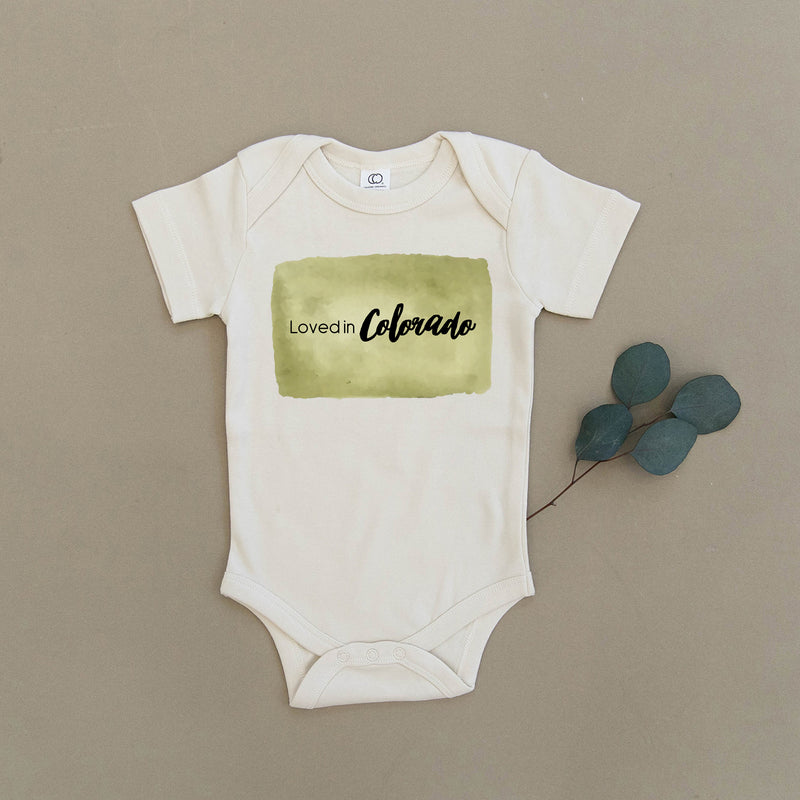 Loved in Colorado Organic Baby Onesie®