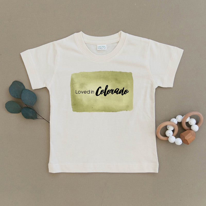Loved in Colorado Organic Toddler Tee