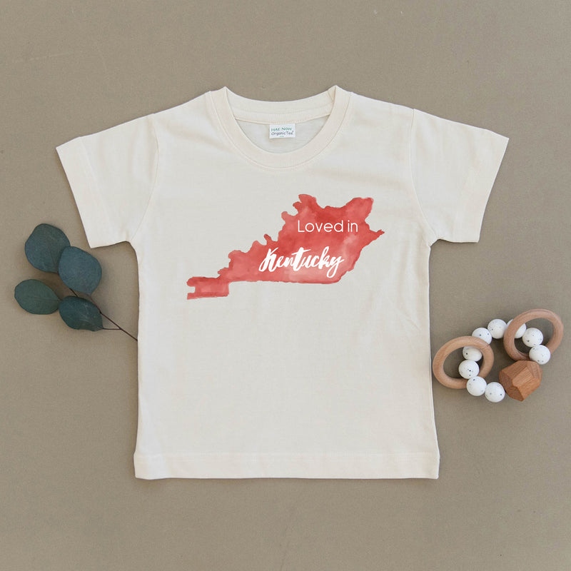 Loved in Kentucky Organic Toddler Tee