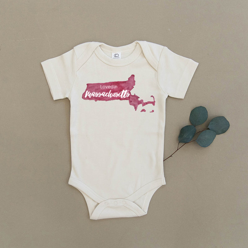 Loved in Massachusetts Organic Baby Onesie®