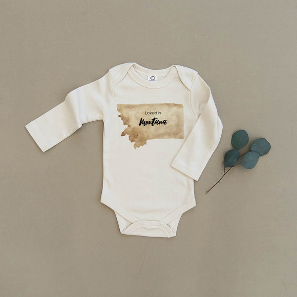 Loved in Montana Organic Baby Onesie®