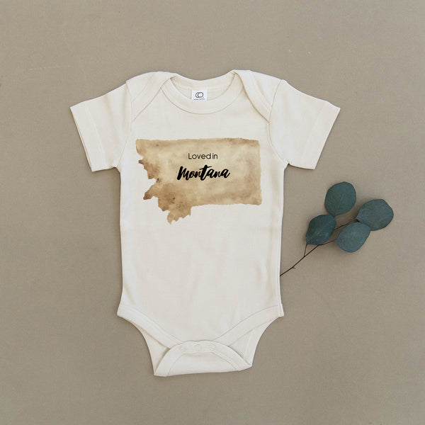 Loved in Montana Organic Baby Onesie®