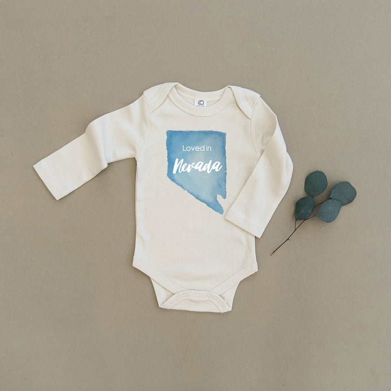 Loved in Nevada Organic Baby Onesie®