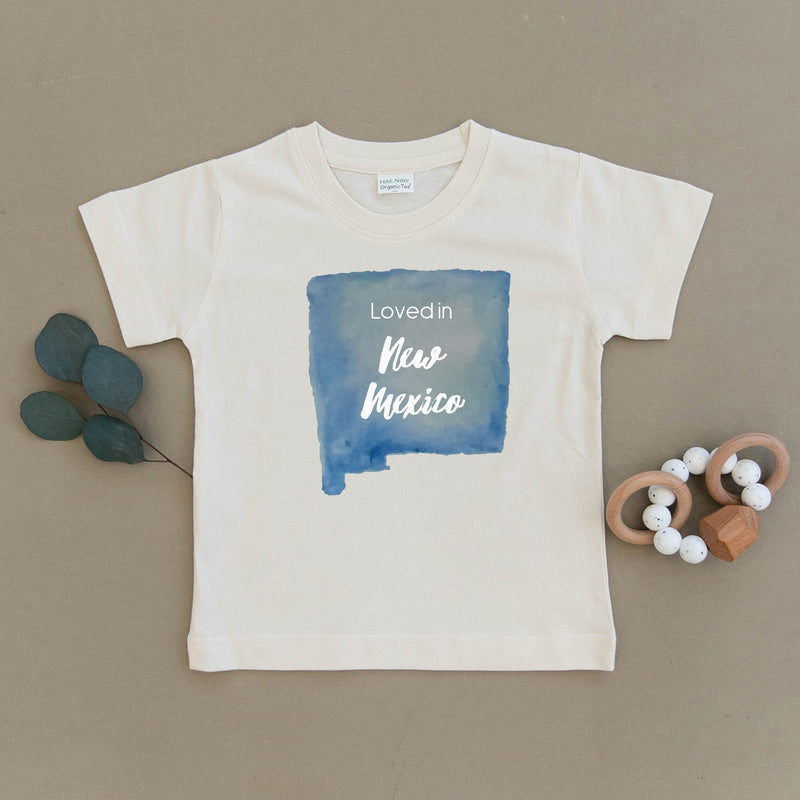 Loved in New Mexico Organic Toddler Tee