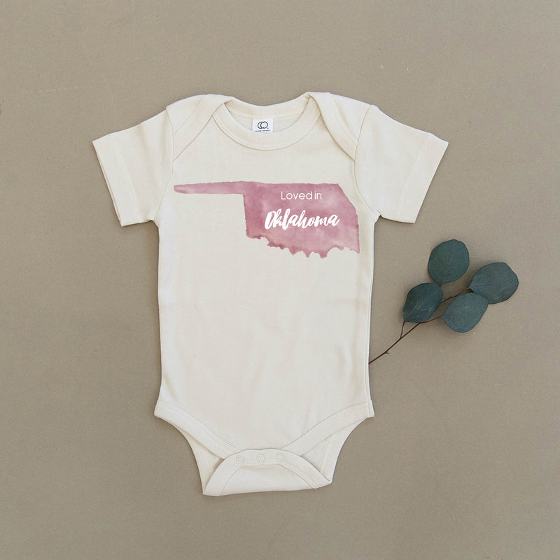 Loved in Oklahoma Organic Baby Onesie®