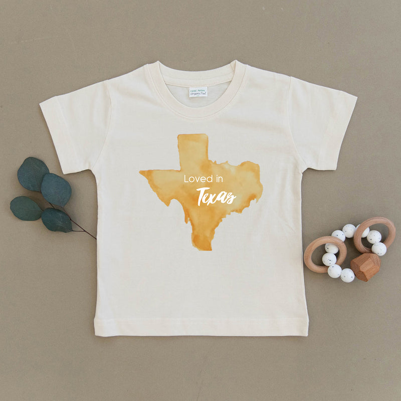 Loved in Texas Organic Toddler Tee