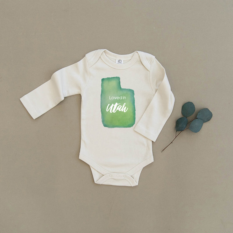 Loved in Utah Organic Baby Onesie®